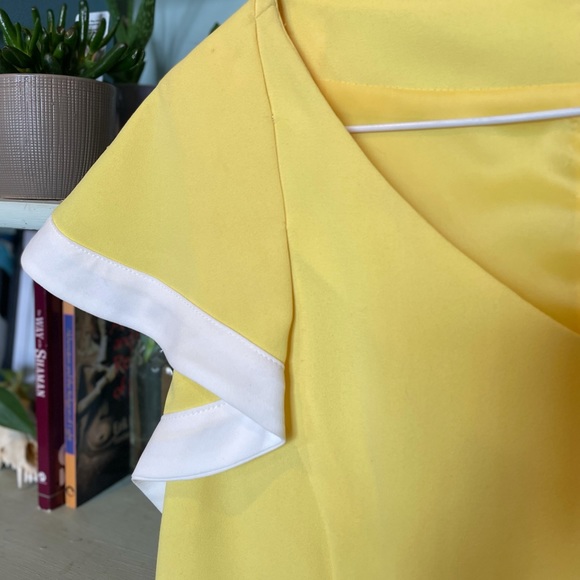Ana Capri banana yellow cap sleeve dress - Picture 13 of 14